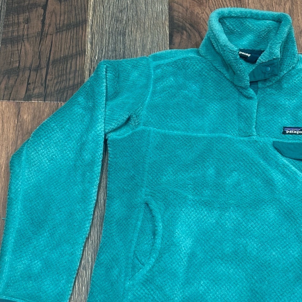 Patagonia Re Tool Snap T Pullover
Fleece Teal Blue W Size S. Great condition - Picture 5 of 14